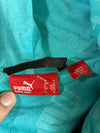 Puma Black Track Jacket w/ Teal Lined Hood (M)