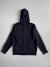 Champion Black Taped Logo Zip Hoodie (S)