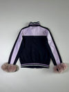 NY Yankees Fur-Cuff Track Jacket  Women’s (S/M)