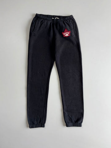Roots 73 Canada Black Sweatpants (W:28) (L:38)