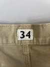 Jonsson Workwear Khaki Cargo Pants (W:36) (L:45)