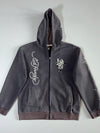 Ed Hardy Skull & Dagger Graphic Zip Hoodie (M)