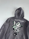 Ed Hardy Skull & Dagger Graphic Zip Hoodie (M)