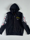 EVISU Heritage Custom Made Godhead Japanese Graphic Full-Zip Hoodie (L)