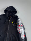EVISU Heritage Custom Made Godhead Japanese Graphic Full-Zip Hoodie (L)