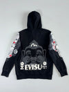 EVISU Heritage Custom Made Godhead Japanese Graphic Full-Zip Hoodie (L)