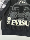 EVISU Heritage Custom Made Godhead Japanese Graphic Full-Zip Hoodie (L)