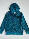 Big Train 1989 Skull Wings Allover Print Hoodie (XL)