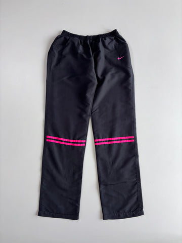 Nike Black Track Pants w/ Pink Stripes (W:28) (L:41)