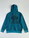 Big Train 1989 Skull Wings Allover Print Hoodie (XL)