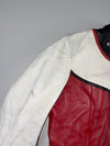 Harro Tricolor Leather Racing Jacket — Made in Germany (XXS)