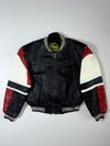 American Flag Leather Bomber Jacket (M/L)