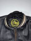 American Flag Leather Bomber Jacket (M/L)