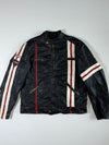 Blend Vintage Racing Jacket — Red/White Stripe (L)