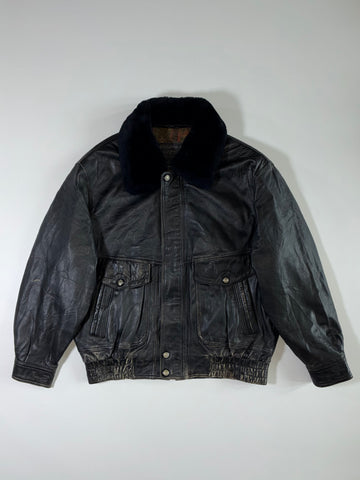 Unionboy Premium Original (Detechable Furr coller) Leather Jacket (XL)