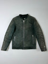 Jack & Jones Premium Green Leather Jacket (M)