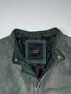 Jack & Jones Premium Green Leather Jacket (M)