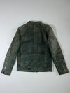 Jack & Jones Premium Green Leather Jacket (M)