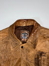 Sardar London Distressed (Detechable Arms) Leather Jacket (M/L)