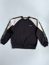 Reebok | Black White Yellow Colorblock Sweatshirt | (M/L)