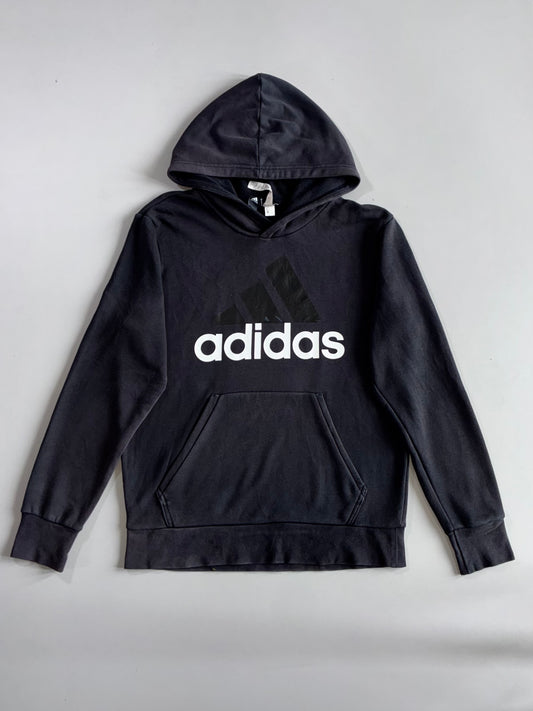 Adidas Big Logo Pullover Hoodie Black (L)