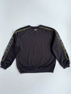 Reebok | Black White Yellow Colorblock Sweatshirt | (M/L)