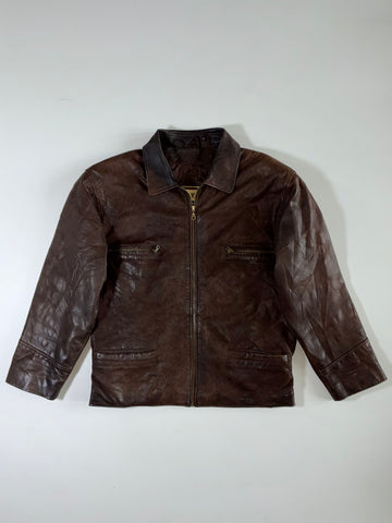U.K.Y.L Premium Original Leather Jacket (XL)