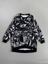 Puma Foil Crumpled-Print Crewneck Sweatshirt (M)