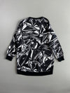 Puma Foil Crumpled-Print Crewneck Sweatshirt (M)