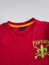 Pansion Fleur-de-Lis Embroidered Longsleeve Tee Red (L)
