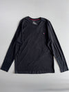 Tommy Hilfiger Small Flag Logo Longsleeve Tee Black (L)