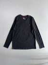 Tommy Hilfiger Small Flag Logo Longsleeve Tee Black (L)