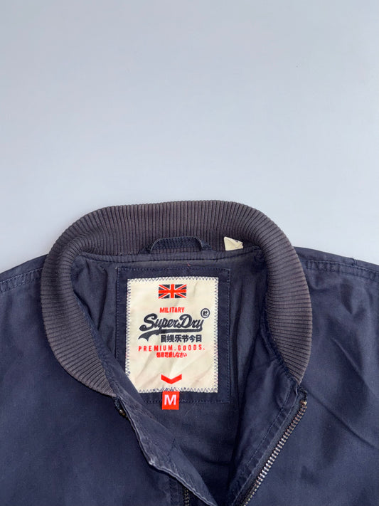 Superdry | Navy Military Bomber Jacket | (M)