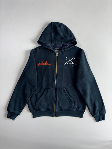 The Grandmasters” Machi Embroidered Full-Zip Hoodie Navy  (XL)