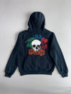 The Grandmasters” Machi Embroidered Full-Zip Hoodie Navy  (XL)