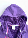 Adidas | Purple Fur Lined Hoodie | (S)