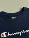 Champion Script Logo Longsleeve Tee Navy (L)