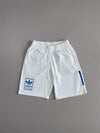 Adidas Trefoil Zip-Pocket Sweat Shorts White (W:29) (L:21)