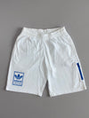 Adidas Trefoil Zip-Pocket Sweat Shorts White (W:29) (L:21)