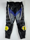 IXS Leather Racing Pants — Black/Blue/Grey (W:40|L:43)
