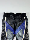 IXS Leather Racing Pants — Black/Blue/Grey (W:40|L:43)