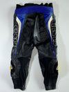IXS Leather Racing Pants — Black/Blue/Grey (W:40|L:43)