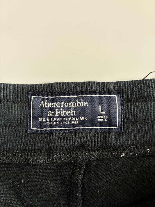 Abercrombie & Fitch A&F Logo Sweat Shorts Black (W:36) (L:19.5)