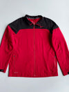 Nike | Red Black Dri-Fit Track Jacket | (L)