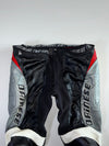 Dainese Red & Black Genuine Leather 2-Piece Motorcycle Racing Suit (PADDED) w/ Back hump (Jacket size :M/L) (Biker Pant : W:38|L:38)