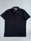 Tommy Hilfiger | Black Polo | (XL/2XL)