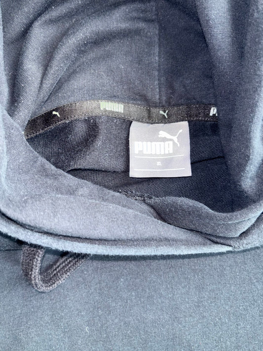 Puma | Black Pocket Hoodie | (XL)