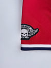 Vintage | White Red Baseball Jersey | (XL)