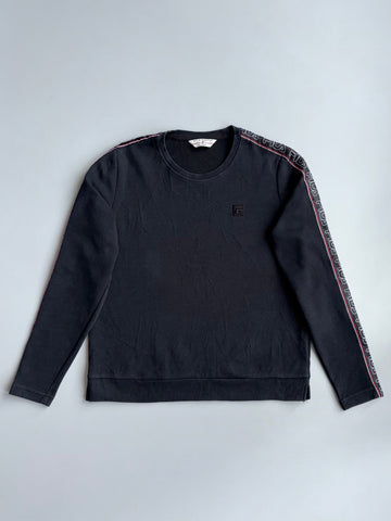 Fila | Black Taped Sweatshirt | (S)