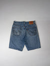 Levi’s 505 Regular Fit Denim Shorts Light Wash (W:32) (L:20.5)